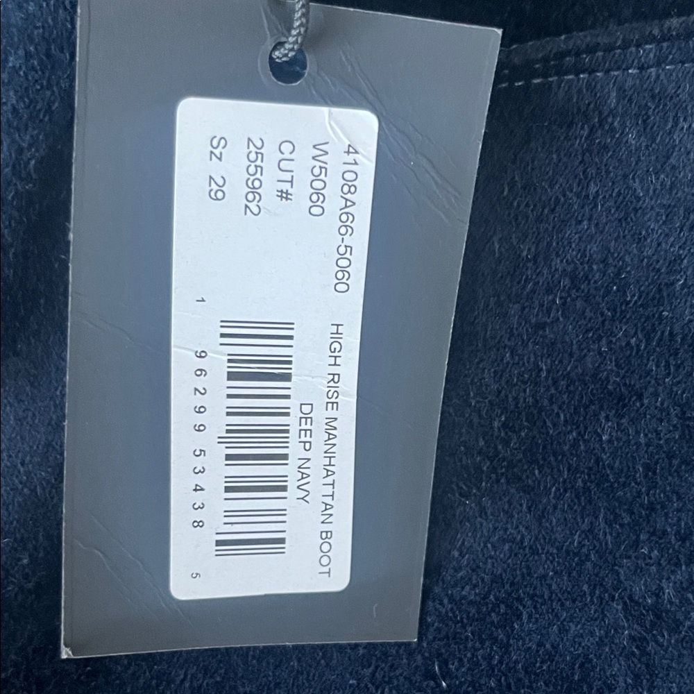 New PAIGE Derp Navy  Flare Women's Pants Jeans - Picture 14 of 15